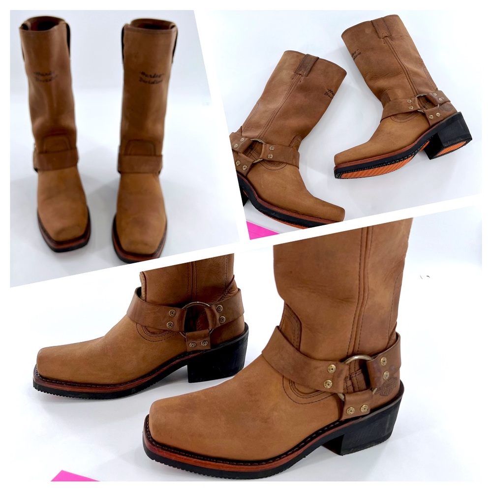 HARLEY-DAVIDSON BOWDEN MOTORCYCLE BOOT Woman’s size 6.5